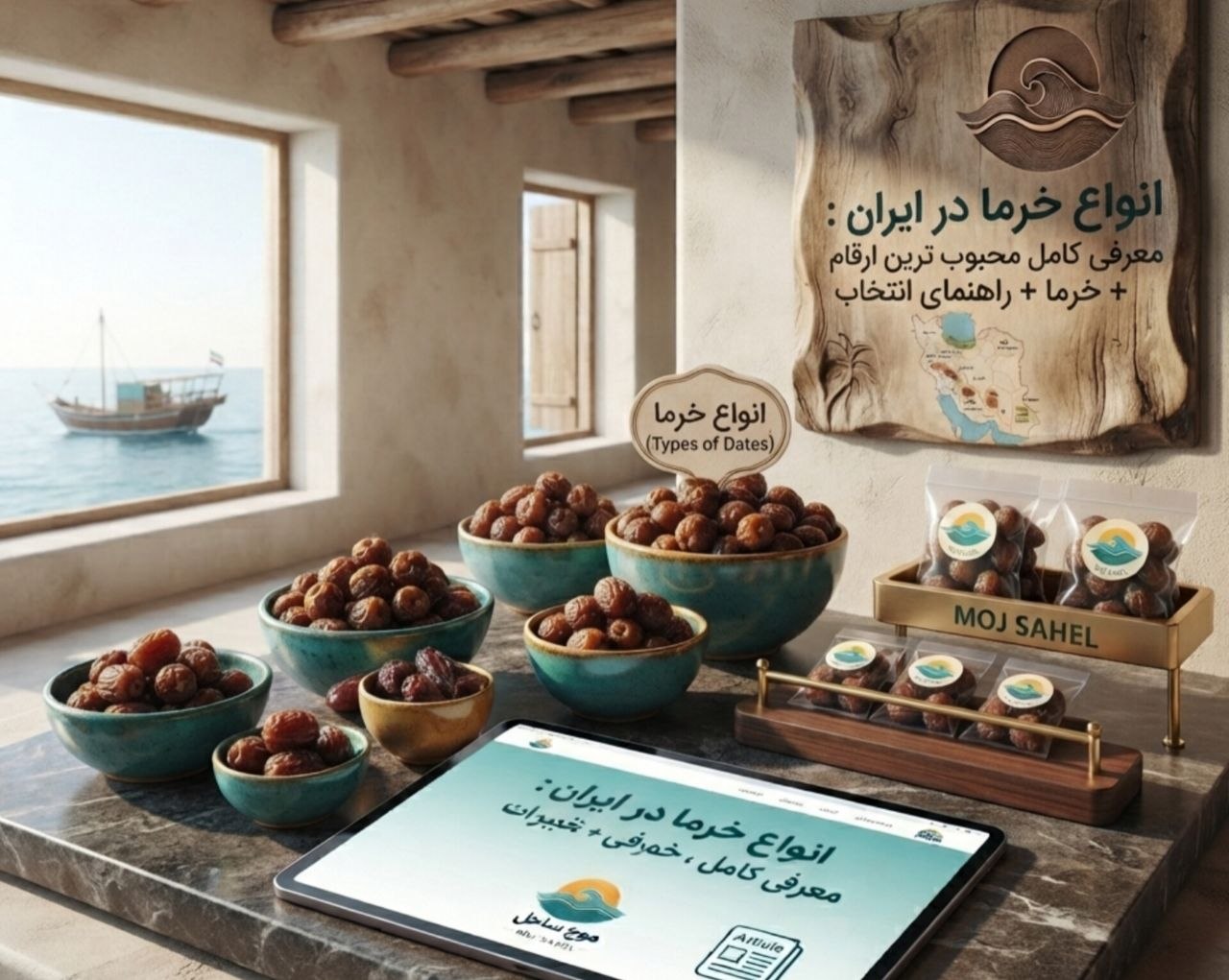 انواع خرما در ایران